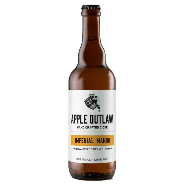 A bottle of Imperial Mango outlaw rocky mountain mania.